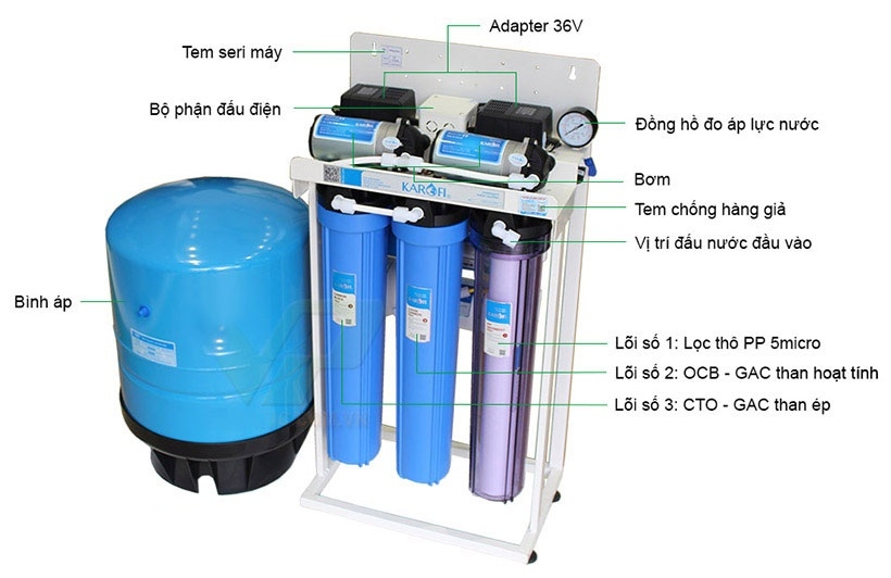 Máy lọc nước bán công nghiệp Karofi KT-KB30 (30 lít/giờ)